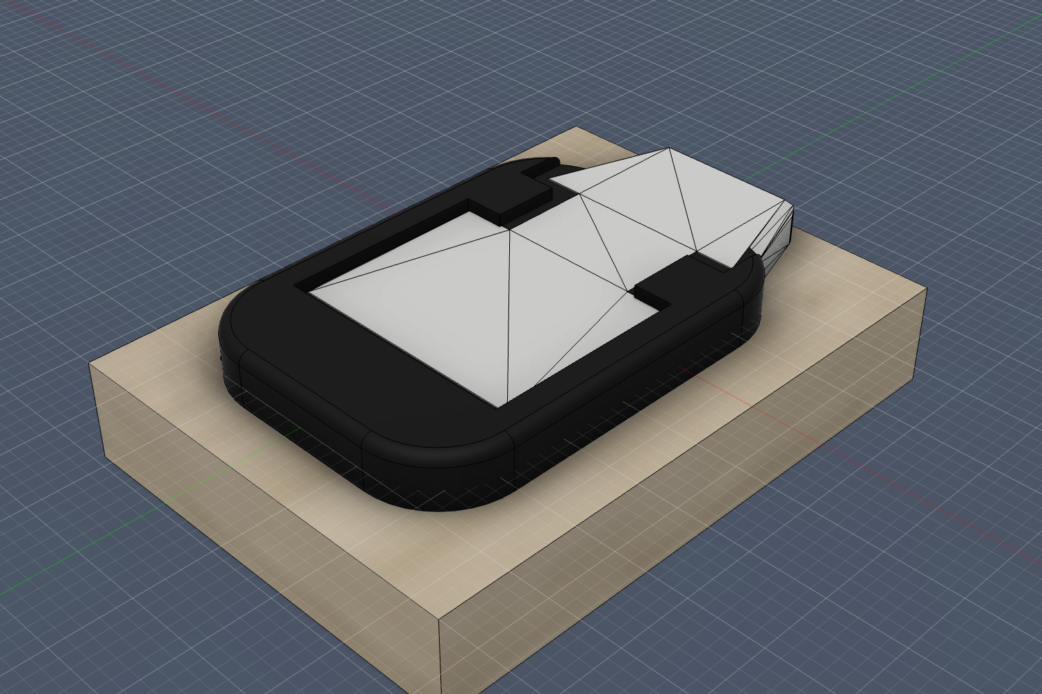 the finished v28 CAD model of the receiver